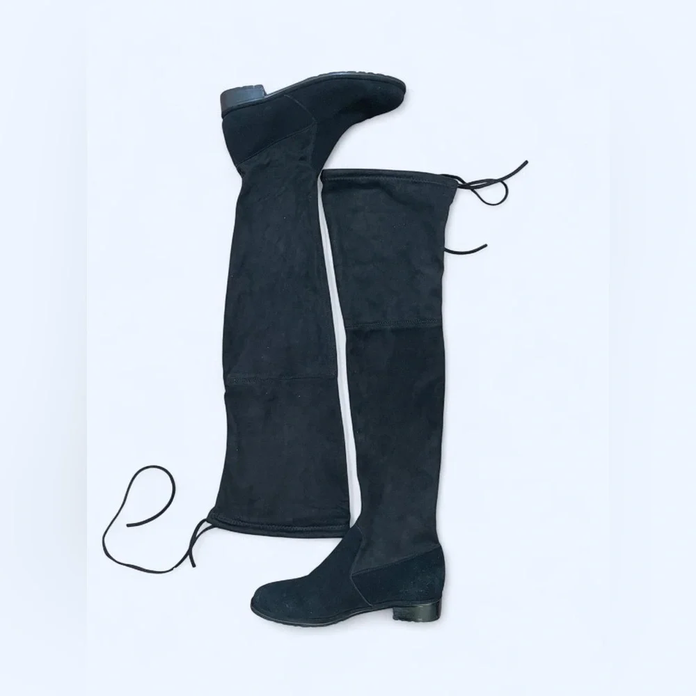 STUART WEITZMAN stretch-suede‎ over-the-knee boots size 7.5